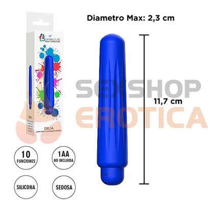 Vibrador luminous con 10 modos de vibracion